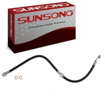 Sunsong Front Left Brake Hydraulic Hose compatible with Nissan Versa Note 2014-2017