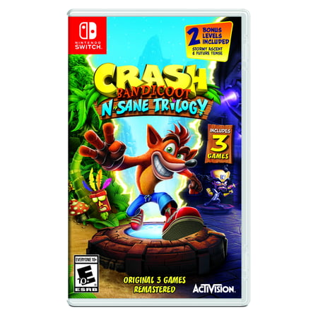 Crash N. Sane Trilogy, Activision, Nintendo Switch, (Best Crash Bandicoot Game)