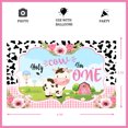 thumbnail image 2 of Cow Birthday Party Supplies Funny Cow Party Decorations Backdrop Cow Themed 1st Birthday Banner Happy Birthday Photography Background for Farm Birthday Party Farm Animal Theme Party Favors, 2 of 3