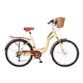 thumbnail image 1 of Bicicleta Benotto City Bike R26 7v Aluminio Suspensión Color Crema Talla Unica, 1 of 5
