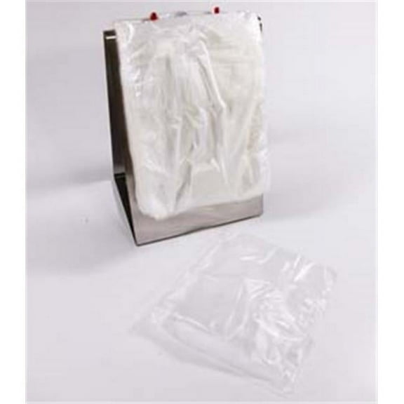 6.5 x 7 in. HDPE Clear Flip-Top Deli Bags - Case of 2000