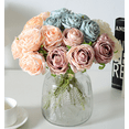thumbnail image 2 of Zhuge 6pcs Rose Artificial Flowers, Fake flowers, Flores Artificiales Para, Wedding Decor, 2 of 5