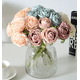 thumbnail image 2 of Xiao Hua rosas artificiales, flores falsas, flores artificiales para decoración de bodas, 2 of 5