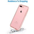 thumbnail image 6 of JETech Case for iPhone 8 Plus and iPhone 7 Plus 5.5-Inch, Shock-Absorption Bumper Cover, Anti-Scratch Clear Back (Rose Gold), 6 of 6