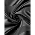 thumbnail image 6 of DARING DIVA Women's Satin Front Single Pocket Pajamas Sets M Black, 6 of 7