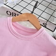 thumbnail image 5 of LNMQLPDBS Cute Tops for Girls Puff Long Sleeve Crewneck Shirts Ruffle Shoulder Solid Color Tops Toddler Girl Sweatshirt Trendy Casual Baby Girl Clothes for Vacation Party Pink 8-12 Years, 5 of 7