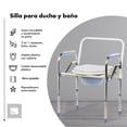 thumbnail image 2 of Silla Comodo Aumento Ducha Baño-WC para Adulto Discapacitado Portátil 3 en 1 Big Room, 2 of 8