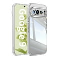 thumbnail image 6 of Dteck for Google Pixel 9 Pro Clear Case, Shockproof Slim Clear Hard PC Back with Soft TPU Bumper Scratch Resistant Protective Transparent Anti-Scratch Phone Case, White, 6 of 6