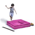 thumbnail image 2 of Jaxx Zipline Causeuse Modulaire pour Enfants et Ottomans, Fuchsia, 2 of 8
