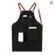 thumbnail image 1 of Delantal de mezclilla Correa Babero Delantal Barista Bartender Bbq Chef Uniforme Ropa de trabajo A - kaili Sencillez, 1 of 4