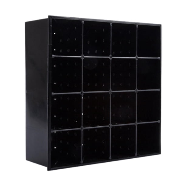 Organizador de toallas para lavado de autos, resistente al desgaste, para montaje en pared, caja de almacenamiento fácil de usar. Negro