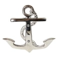 thumbnail image 6 of Sleek Aluminum Nautical Coastal Sea Sailor Ship Anchor 2-Peg Double Wall Hooks, 6 of 10