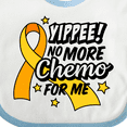 thumbnail image 4 of Inktastic Chilhood Cancer Awareness Yippee No More Chemo for Me Boys or Girls Baby Bib, 4 of 4