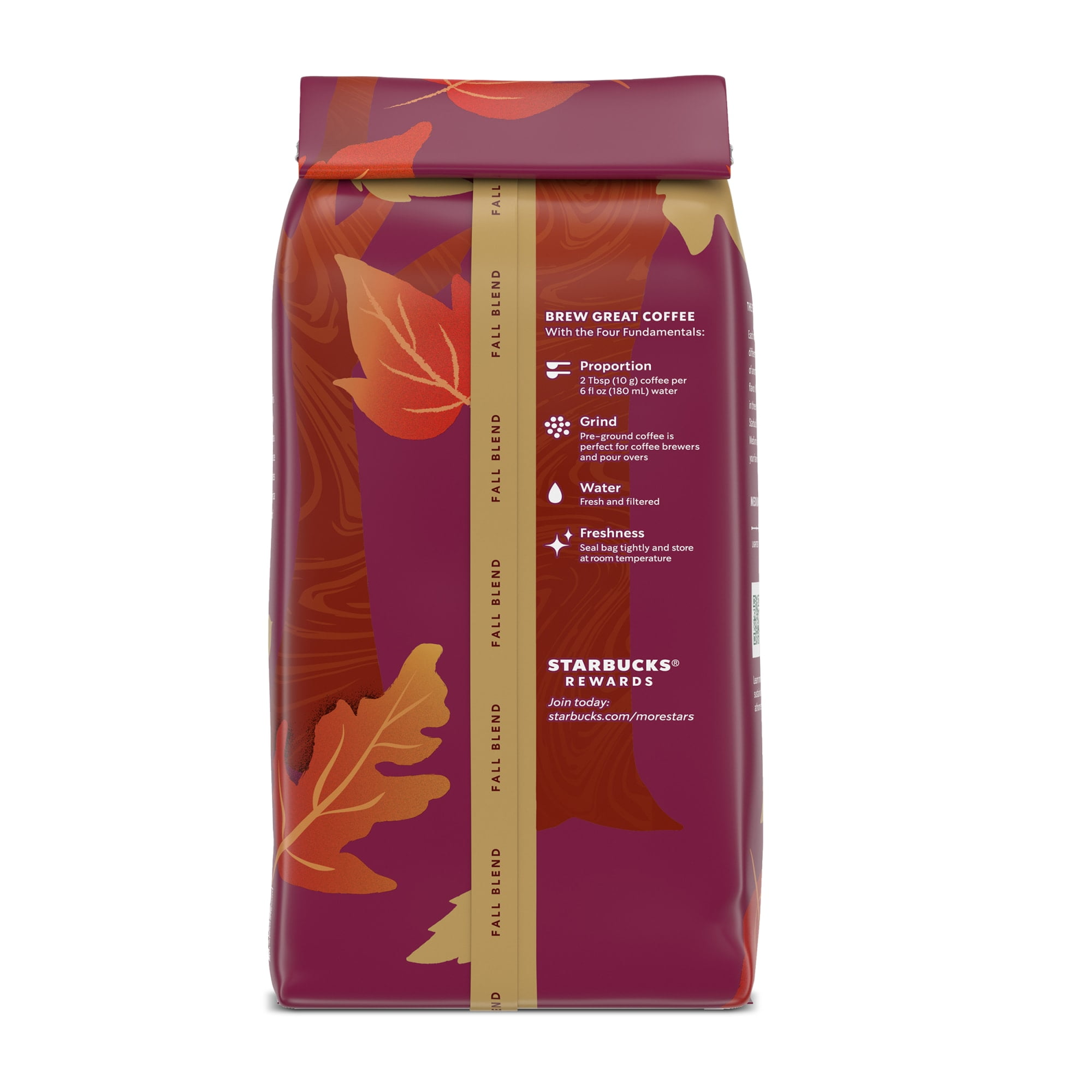 コーヒー STARBUCKS FALL BLEND Starbucks Premium Seasonal Fall Blend, Medium Roast Ground Coffee