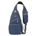thumbnail image 3 of ibiyuan Small Sling Backpack Crossbody Sling Bag Adjustable Guitar Strap Outdoor Sling Body Bag, Crossbody Chest Purse Multi-Pocket Travel Single Shoulder Daypack, 3 of 4