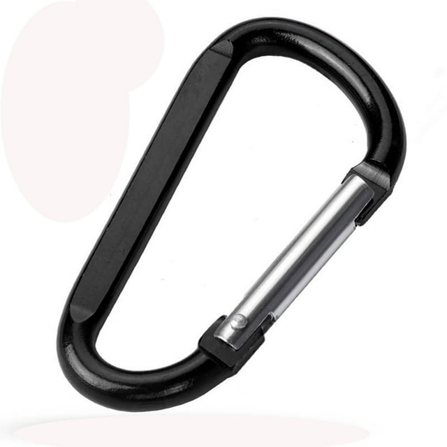 Carabiner 8cm Aluminum D Shaped Carabiner Large Aluminum Alloy External Hook Backpack Buckle Quick Draw Buckle Connection Ring