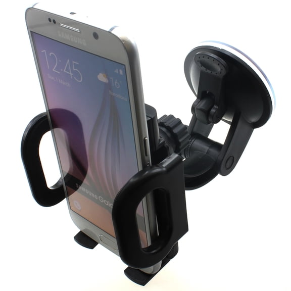Windshield Car Mount for Motorola One 5G - Holder Glass Cradle Swivel Dock Suction Q9Y Compatible With Motorola One 5G