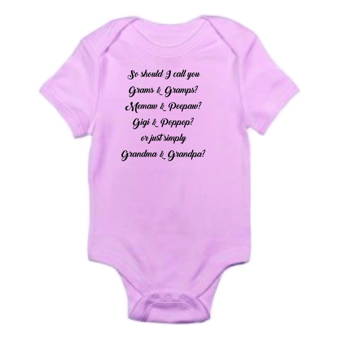 baby clothes with grandma sayings