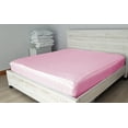 thumbnail image 3 of Zip On Fitted Sheet Twin Size(39X75) - Includes 1 Bottom Fitted Base + 2 Zip Sheets - Fit's 12” In Deep Pocket - Zip Sheets Easy to Change - 600 TC Cotton Fitted Sheet - Baby Pink Color, 3 of 8