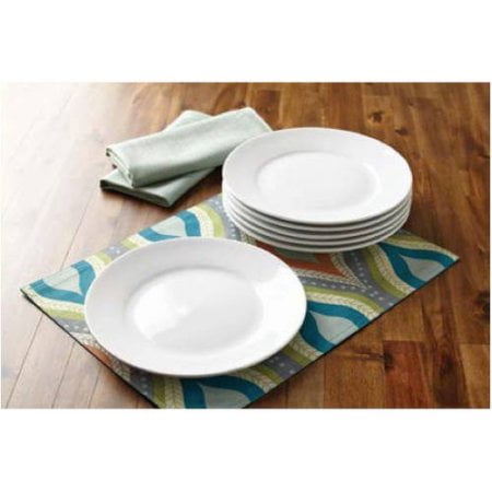 - Better Homes & Gardens Round Porcelain Dinner Plates, Set of 6