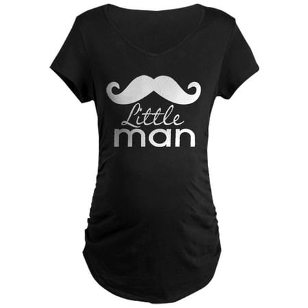 

CafePress - Mustache Little Man Maternity T-Shirt - Maternity Dark T-Shirt