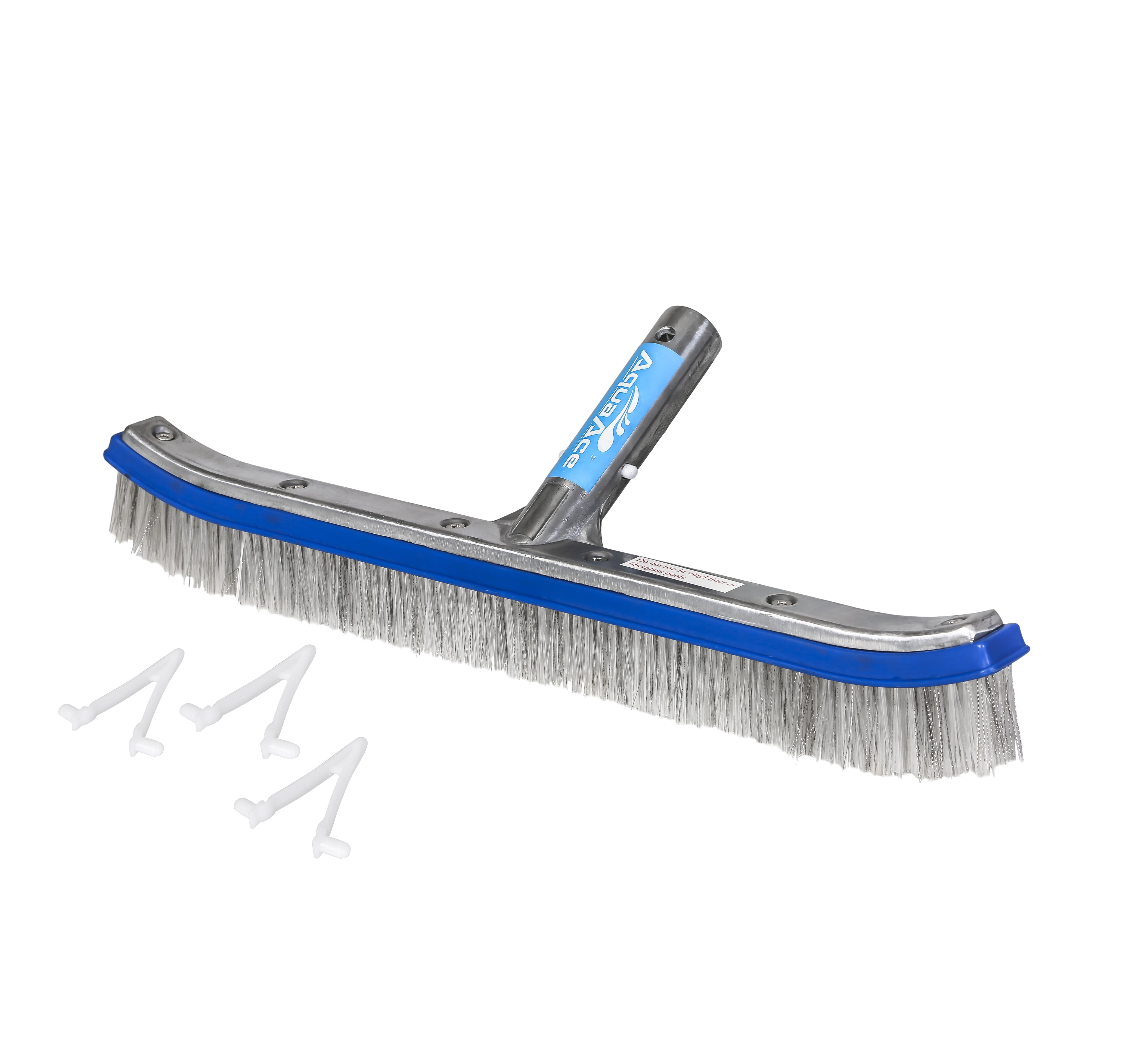 AquaAce Premium Combo Nylon and Stainless Steel Wire Bristle Pool Brush