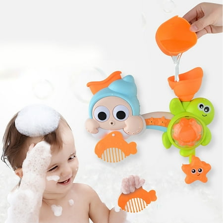 Bath Toy Set Creative Cartoon Funny Bathtub Toy Shower Toy Water Toy ...