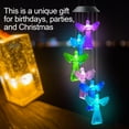 thumbnail image 3 of Visland Solar Wind Chime ,Angel Wind Chimes Changing Color LED Light Indoor Outdoor Patio Lawn Gardening Gifts Festival Decor for Women Mother Wife Girlfriend Birthday Valentine Gifts, 3 of 8