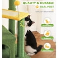 thumbnail image 6 of Cat Tree, Multi-Level Small Cat Tower for Indoor Cats, 29" Tall Cute Kitten Scratcher Condo with Sisal Scratching Post and Pad Steps, Plush Cat Cave with Pom-Pom for Small Kitty,, 6 of 17