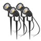thumbnail image 1 of 4pcs Waterproof Ip65 Garden Lawn Lamps Led Lawn Light Spike Bulb Outdoor Lighting For Garden,blue Light, 1 of 5
