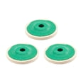 thumbnail image 3 of LOVIVER 5x3Pcs Wool Buffing Wheel Angel Grinder Polishing Disc Pad for Marble Green, 3 of 8