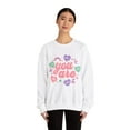 thumbnail image 2 of Motivation Women Positive, Motivational Inspirational Quote Sweatshirt, 2 of 4