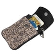 thumbnail image 3 of Cross-Body Bag Flip Phone Bag 7.6inx4.9in Durable Waterproof Pu Leather Small Size But Spacious Magnet Button Leopard-5, 3 of 5