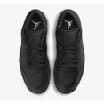 thumbnail image 4 of N I-K-E A i r-Jor-dan 1 Low Triple Black 553558-093 Men's Size New, 4 of 6