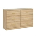 thumbnail image 3 of Modern Natural 6-Drawer Dresser for Bedroom - Ample Storage Wide Chest of Drawers, 3 of 5