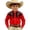 AA~Red55, variant on Hiijoy Boys Button-Down Western Shirt Breathable Long Sleeve Cowboy Shirt Top, Sizes 4-5