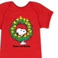thumbnail image 3 of Peanuts - Holidays - Peace On Earth For Christmas - Infant Baby One Piece, 3 of 5