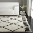 thumbnail image 3 of Nuloom 6' x 9' Hand Knotted Fez Shag Rug in Natural, 3 of 5