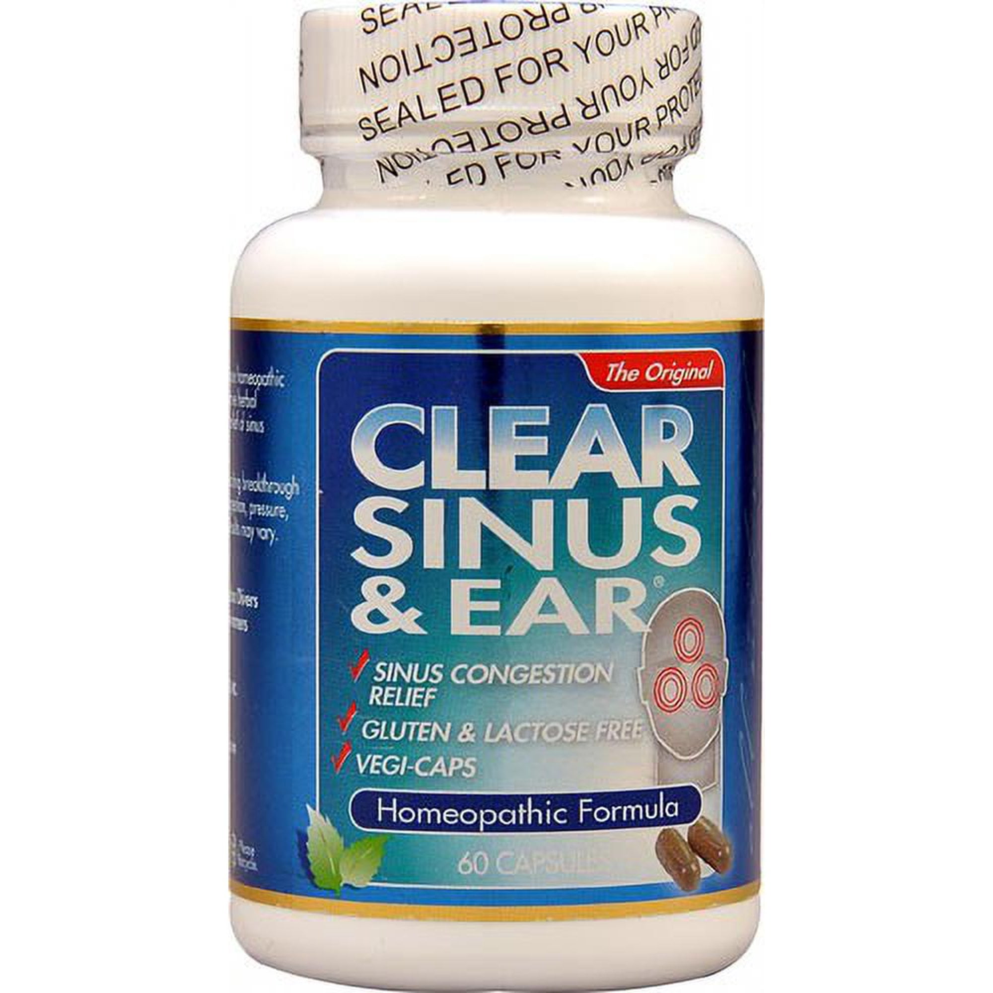 Clear Sinus & Ear Homeopathic Formula 60 Capsules by Clear Products Inc