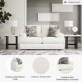thumbnail image 4 of Signature Design by Ashley Karinne Linen Loveseat with Decorative Accent Pillows, 4 of 21