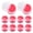 Red, variant on Beads Painting Waxes Refill Set Safe Silicone Clays 10 Portable Case Crafting Supplies