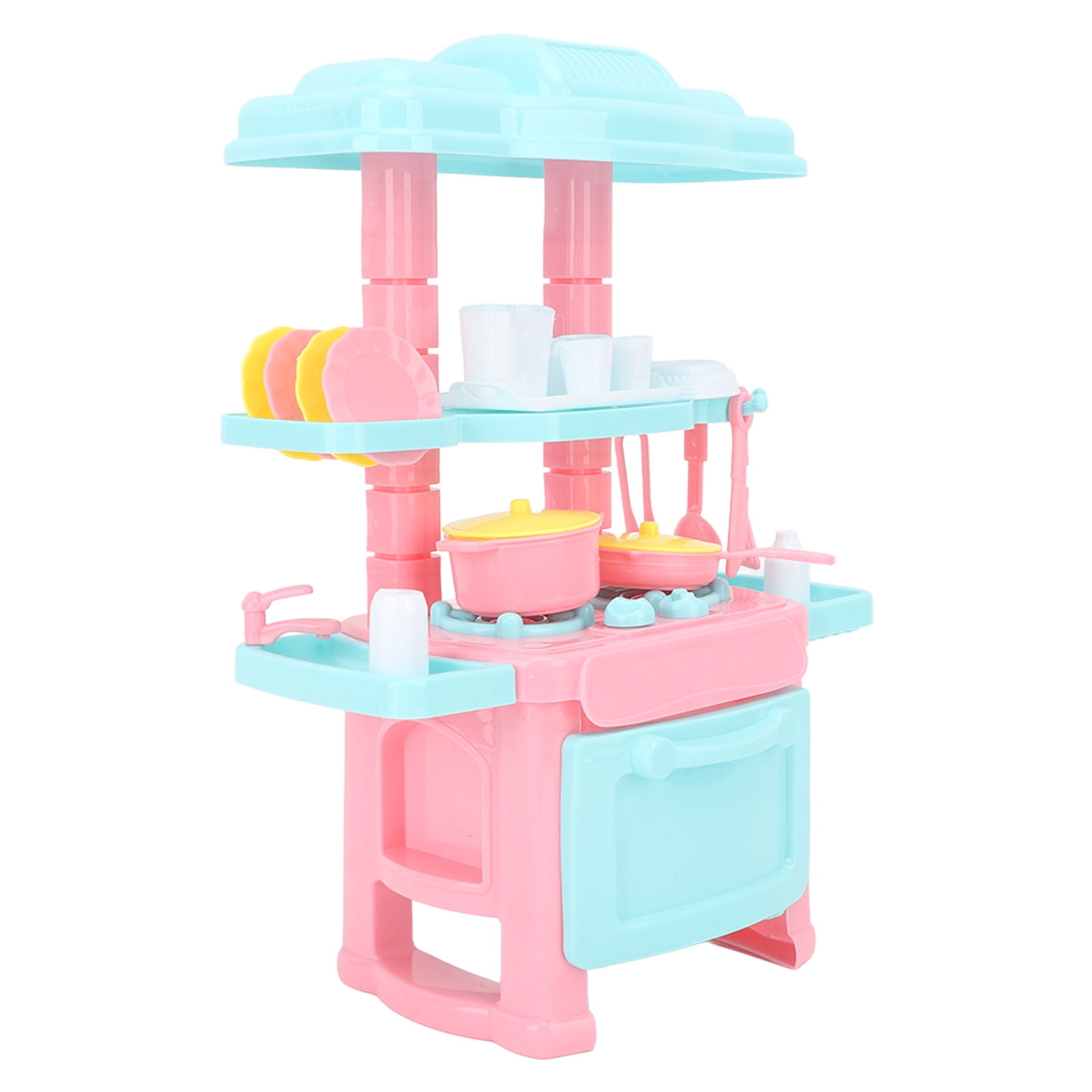 Kitchen Toys Set, Pretend Play Kitchen Toys Smooth Edges Integrated   for Home