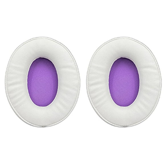 1Pair Replacement Sponge Earmuffs Soft Ear Cushion Ear Pads Headphones Accessories Earbuds Cover WHITE PROTEIN SKIN
