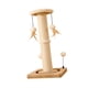 thumbnail image 5 of Rascador para gatos de interior, poste rascador para gatos, protector de muebles exclusivo con bolas colgantes, cuerda de sisal para gatos, 5 of 9