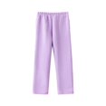 thumbnail image 4 of Blmnix Sleep Pants Womens Pajama Pants Plus Size Fleece Pajamas Pajamas Purple Full Wide-Leg Womens Sleepwear,XL, 4 of 5