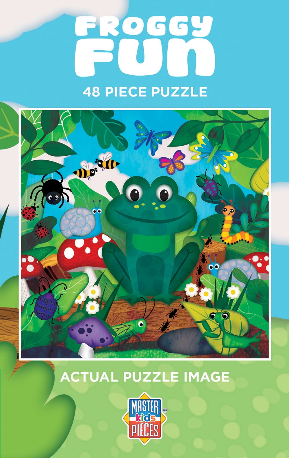 Froggy Fun 48 Pieces Interlocking Jigsaw Puzzle for Kids