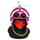 thumbnail image 1 of Pequeño pato negro con casco, decoración exterior del coche, multiusos, suave, para salpicadero de coche, para motocicleta, dormitorio, salpicadero de coche, 1 of 8