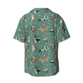 thumbnail image 2 of Fotbe Veterinary Clinics print Short Sleeve Button Down Shirts for Men Casual Summer Beach Wrinkle Free Shirt-3X-Large, 2 of 7