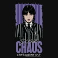 thumbnail image 2 of Juniors Wednesday I Cause Chaos Portrait T Shirt, 2 of 2