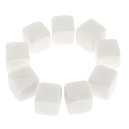 

Grandest Birch 9 Pcs Wine Whisky Ice Stones Drinks Chilling Cooler Cubes Summer Beer Rocks Durable Whisky Cooler Safe Useful Bar A